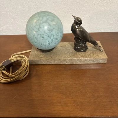 Lampe veilleuse Art Déco - Oiseaux - Photo 1/4