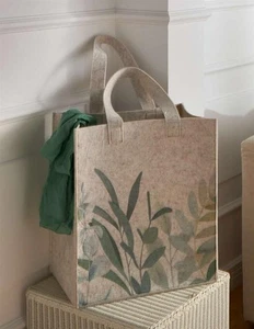 Filz Einkaufs Tasche Shopper groß beige Damen Shopping Bag Schulter Trage Beutel - Bild 1 von 5