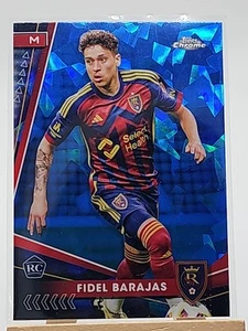 #69 Fidel Barajas Real Salt Lake RC 2024 Topps Cromo Zafiro MlS - Imagen 1 de 2