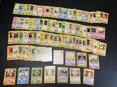 Vintage Pokemon Lot WOTC Sets S1 Era 85+ Pikachu Meowth Base Set Neo ALL LP+/NM - Image 1 of 4