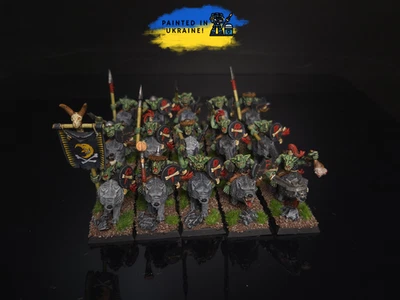 Goblin Wolf Rider Mob 15 models - Image 1 of 4