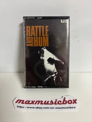 U2 - Rattle and Hum (1988, Island Records) Cassette, NM Condition, Chrome Tape - Image 1 of 4