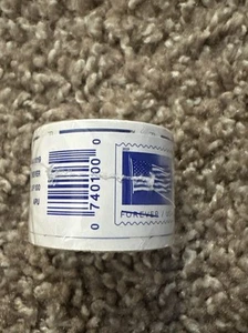 1 rollo de 100 estampillas de bandera Forever de USPS 2019, envío gratuito - Imagen 1 de 3