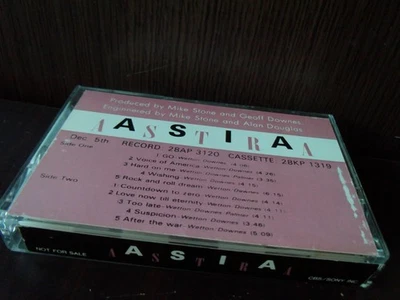 Asia Astra Japan Promo only Cassette Tape John Wetton Geoff Downes ELP Yes - Image 1 of 4