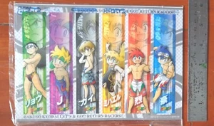 Bakusou Kyoudai Let's & Go! Return Racers Plastic Bookmarker Set Official Japan  - Picture 1 of 2