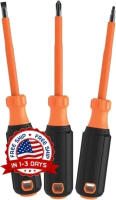 Destornilladores Aislados 1000V Herramientas Para Electricistas Electricidad Set - Image 1 of 4