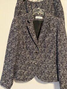 Calvin Klein Pencil Skirt Suit Gray Lined 2PC Career Church Professional