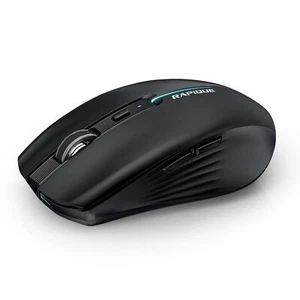 RAPIQUE Bluetooth Wireless Mouse - (BT1/BT2+USB) Tri-Mode High Performance, - Picture 1 of 7