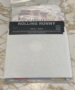 Vintage 90s Game DOS IBM PC - Rolling Ronny 5” Floppy Disk Software Retro Gaming - Picture 1 of 2