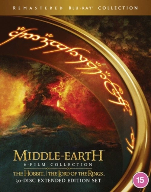 Middle Earth Collection The Hobbit + Lords of the Rings 6 Film Extended Blu Ray - Image 1 of 1