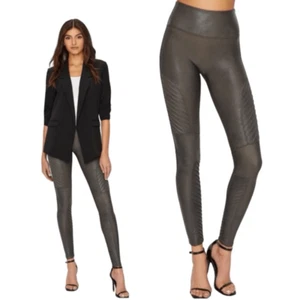 SPANX | Faux Leather Moto Leggings - Picture 1 of 9
