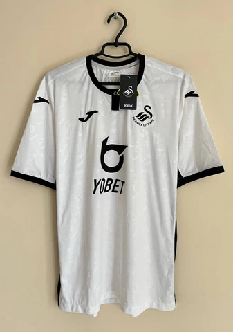 SWANSEA CITY 2019 2020 Home Football Shirt Soccer Jersey Joma Size XL Mens New Cover