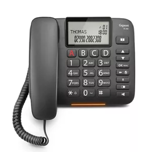 Telefono Fisso SIRIO NERO con Display e Vivavoce Telecom Nuovo - Foto 1 di 1