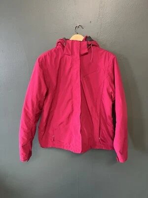 Lands End Squall Jacket Womens Large Pink Waterproof Windproof Breathable Hood - Image 1 of 3