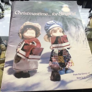 Christmas For Singing Sheet Music Song Book Piano Lyrics Holiday Caroling - Picture 1 of 12