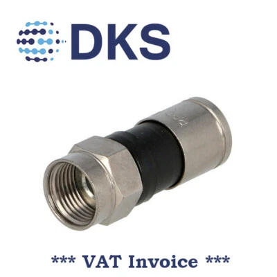 PPC EX6-49/83 Connector F Plug Male 75 Ohm RG6 Compression Coax 002306 - Image 1 of 4