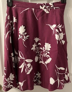 Ann Taylor Petite Floral Skirt Size 0P New - Picture 1 of 4