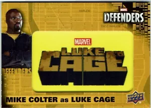 Defenders Marvel Logo Patch Cards 1:1920 Packs CL-LC Mike Colter as Luke Cage - Picture 1 of 2