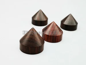 6x wood 30-25mm Speaker Spike Isolation Stand Feet Base Spikes Cone  - Picture 1 of 5