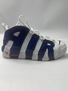 Nike Air More Uptempo Knicks 33 Blue White Orange Men Shoes 921948-101 Size 8.5 - Picture 1 of 9