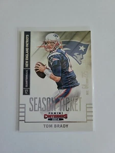 2014 CONTENDERS #67 TOM BRADY NEW ENGLAND PATRIOTS SUPER BOWL CHAMPION MVP - Picture 1 of 2