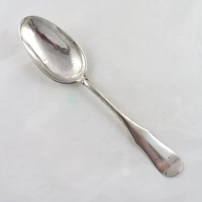 Cuchara para servir de mesa de plata moneda sueca Magnus Lindgren 1788 52 gramos 8,75" Foto 1 de 4