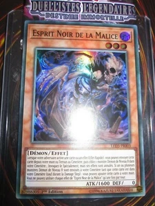 YU-GI-OH! SUPER RARE ESPRIT NOIR DE LA MALICE LED5-FR003 NEUF FRANCAIS EDITION 1 - Picture 1 of 1