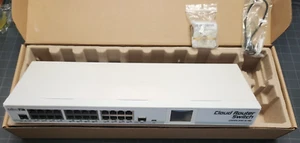 MikroTik Cloud Router Switch CRS125-24G-15-RM-24 Port Ethernet Switch MountingRK - Picture 1 of 8