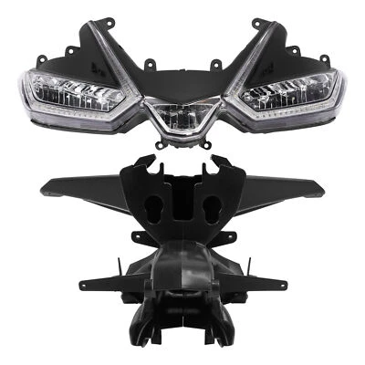 Lámpara de faro LED delantero y soporte de soporte de carenado apto para Aprilia RS660 2021-2025 Foto 1 de 4