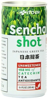 Ito En Sencha Shot, té verde japonés, 6,4 OZ (caja de 30), sin azúcar Foto 1 de 3
