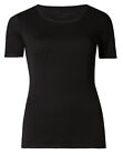 T Shirt Top New Womens Pure Cotton Short Sleeve Crew Neck Tee Ex Famous Store