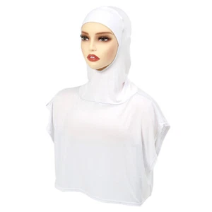 Overhead Hijab Blouse Top Scarf Burka Niqab Islamic Head Cover Wrap Scarf Shawls - Picture 1 of 35