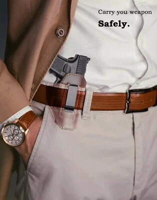 IWB Soft Leather Holster Houston - You'll Forget You're Wearing It! Choose Model - Image 1 of 4