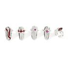 Metal Adjustable Nail Art Rings Set Combination Joint Rings Women Party Jewelry