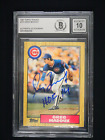 Greg Maddux 1987 Topps Traded Tiffany 70T Rc Signed Inscribed Hof 14 Bas 10 Auto