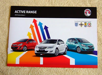 Vauxhall Active SE Range,2012 Models, Corsa D, Astra J, Meriva B - Image 1 of 4