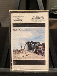 A Farewell To Kings by RUSH (Cassette 1977) Mercury Records Rock Metal RARE NM - Picture 1 of 5