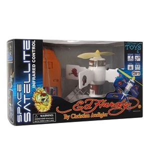 ED HARDY 5" INFRARED REMOTE CONTROL SPACE SATELITE - Picture 1 of 3