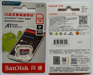 SanDisk 200GB Ultra micro SDXC UHS-I-120MB/s SHIPS FROM USA,CALIFORNIA - Picture 1 of 8
