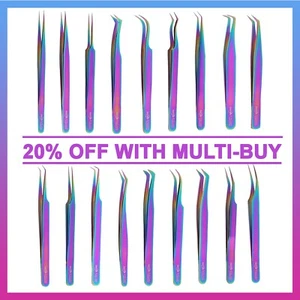 Professionelle individuelle Wimpernverlängerung Pinzette Russian Volume All Lash Tool - Bild 1 von 35