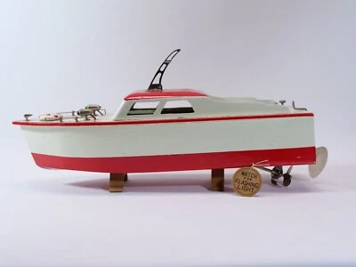 MODELO DE BARCO A ESCALA DE MADERA años 50 ToyTime JAPÓN 12" largo como ITO Foto 1 de 4