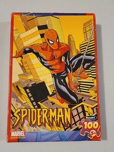 2004 Marvel Spider-Man RoseArt 100 Piece Jigsaw Puzzle Complete 9 1/8"×13" - Picture 1 of 5