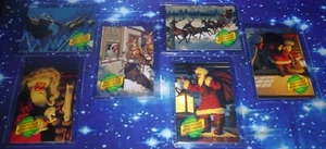 1995 Fleer Santa Claus Twas The Night Before Christmas Lot of 6 Cards - Bild 1 von 3