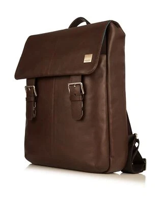 Mochila de negocios grande de cuero para computadora portátil KNOMO 15,6 pulgadas computadora viaje universitario... Foto 1 de 4