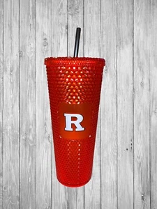 Colección universitaria taza tachonada Starbucks Rutgers nueva con etiquetas rara - Imagen 1 de 3
