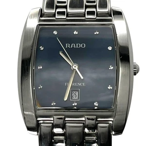 RADO Florence Date Tonneau Men's Watch 353 Cleaned New Battery Excellent - Picture 1 of 8