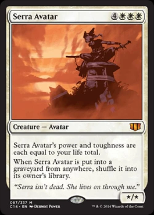 Serra Avatar - Medium Play MTG Commander 2014 Edition - Image 1 of 1