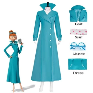 Despicable Me 3 Lucy Wilde Outfits komplettes Set Halloween Cosplay Kostüm maßgeschneidert - Bild 1 von 6