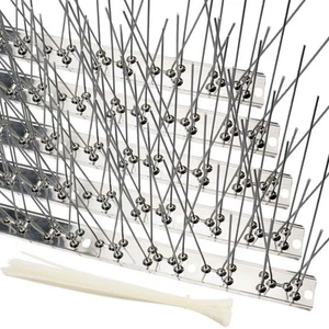 Bird Spikes Cover 11Feet Stainless Steel Pigeons Spikes Small Bird Spikes for... - Picture 1 of 6