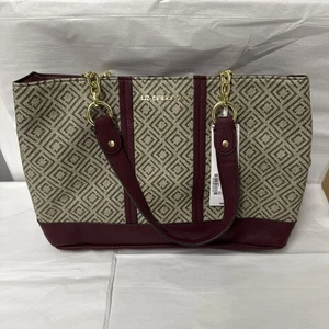 Liz Claiborne Real Fit Shopper Shoulder Bag Purse New With Tags - Picture 1 of 10